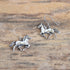 Navajo Horse Shaped Earrings - Glenn Sandoval